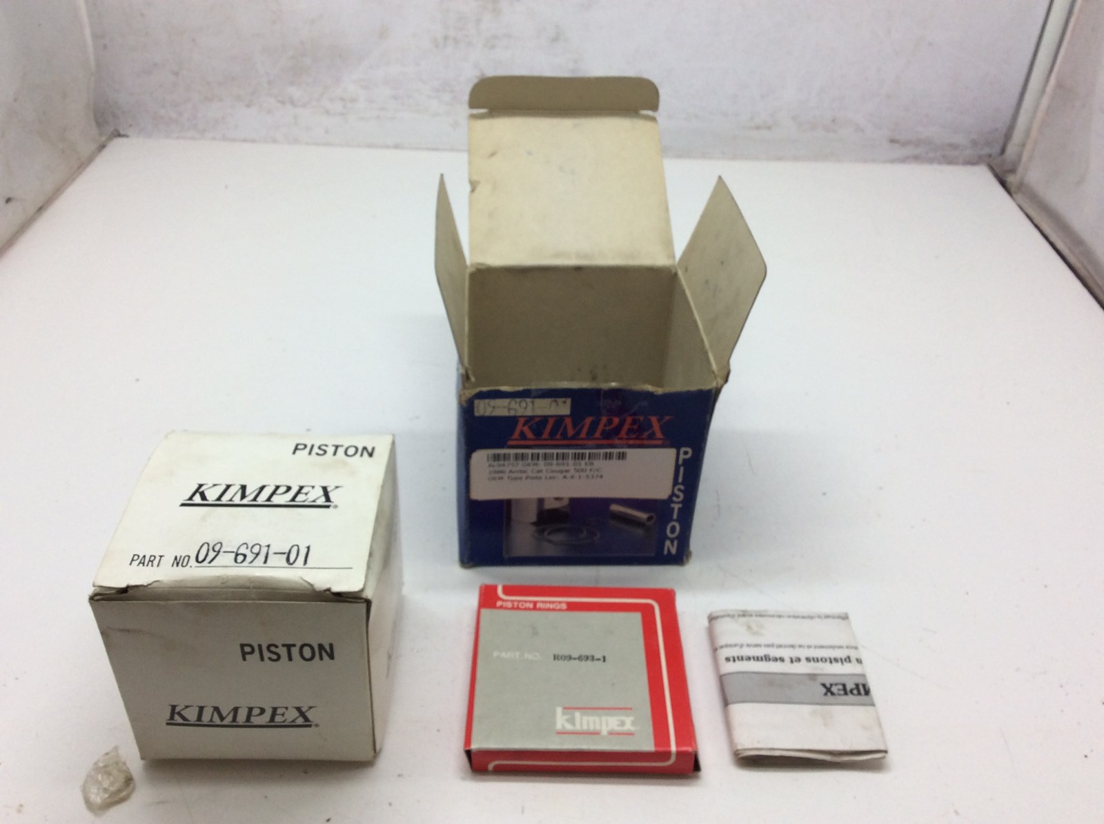 1986 Arctic Cat NOS .010" / .25mm Oversize Piston Kit - Image 3