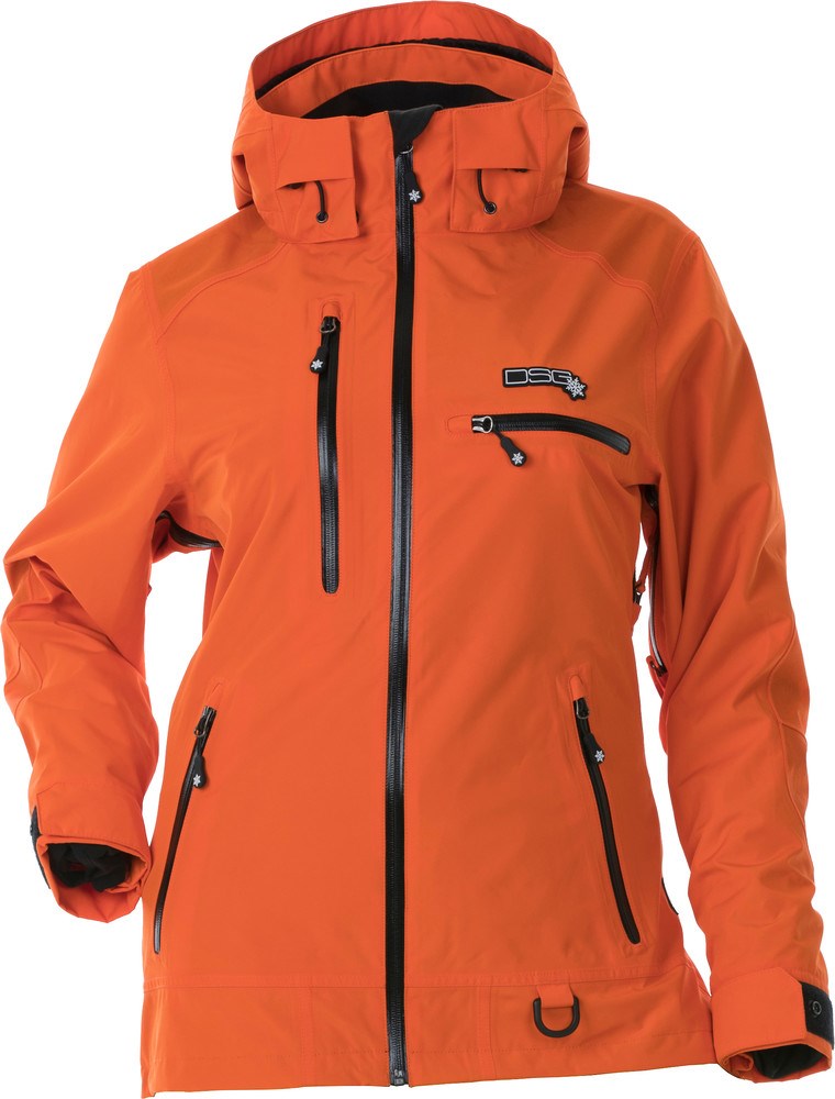 Divas Prizm Tech Jacket Tangerine Ladies