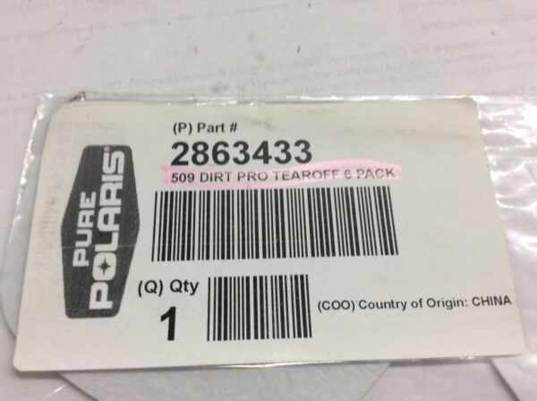 509 TEAR OFF 6PK FOR DIRT PRO LENSES - Image 3