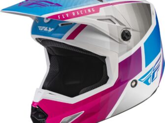Fly Racing Kinetic Drift Helmet Pink/white/blue Sm