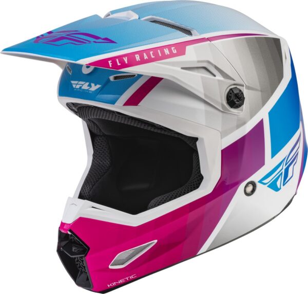 Fly Racing Kinetic Drift Helmet Pink/white/blue Sm