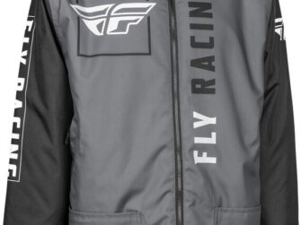 FLY RACING PIT COAT BLACK/GREY