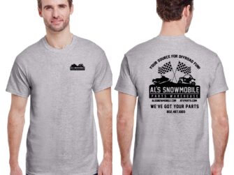 AL'S MEN'S T-SHIRT SM GREY