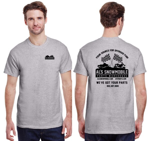 AL'S MEN'S T-SHIRT SM GREY