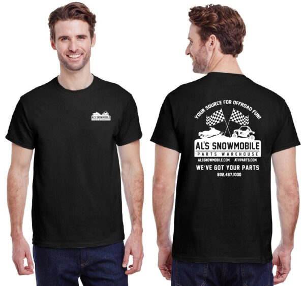 AL'S MEN'S T-SHIRT SM BLACK
