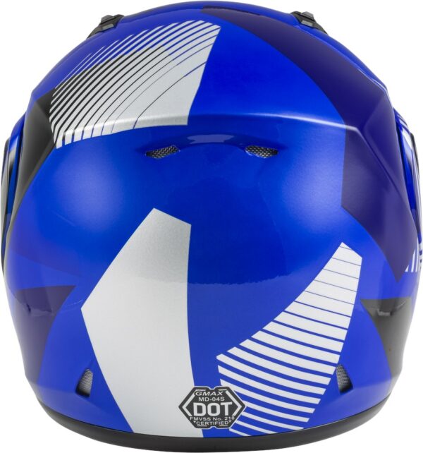 GMAX MD-04S Snow Modular Helmet Reserve Blue/Silver/Black - DL - LG - Image 2