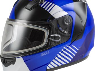 GMAX MD-04S Snow Modular Helmet Reserve Blue/Silver/Black - DL - LG