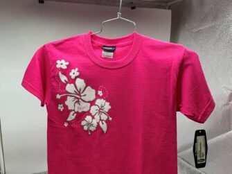 POLARIS YOUTH T-SHIRT FLOWERS PINK SM