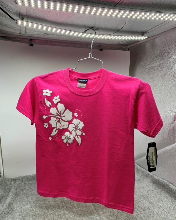 POLARIS YOUTH T-SHIRT FLOWERS PINK SM