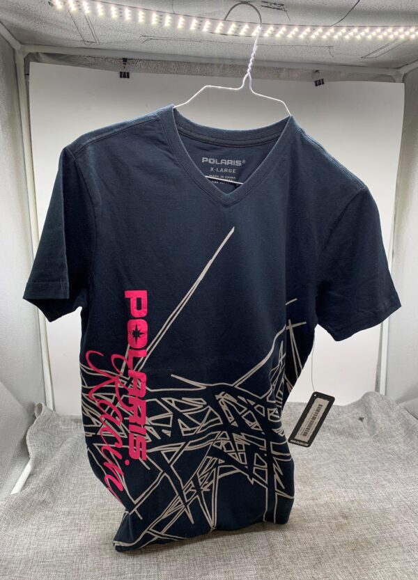 POLARIS YOUTH T-SHIRT SS RACE BLK XL