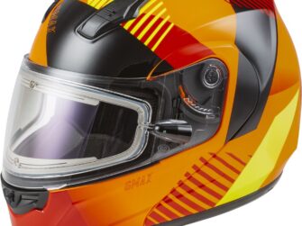 GMAX MD-04S Snow Modular Helmet Reserve Neon Orange/Hi-Vis - EDL - MD