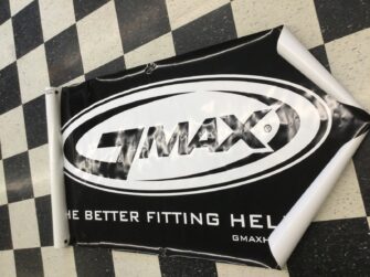 G MAX 3X6 BANNER BLACK AND WHITE