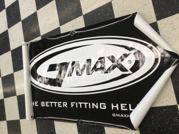 G MAX 3X6 BANNER BLACK AND WHITE