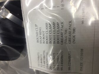 2008 Yamaha RHINO BOOT SET (BALL JOINT)