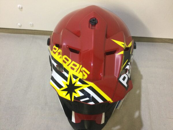 Tenacity Offroad Helmet - Medium - Red/Yellow - Image 3