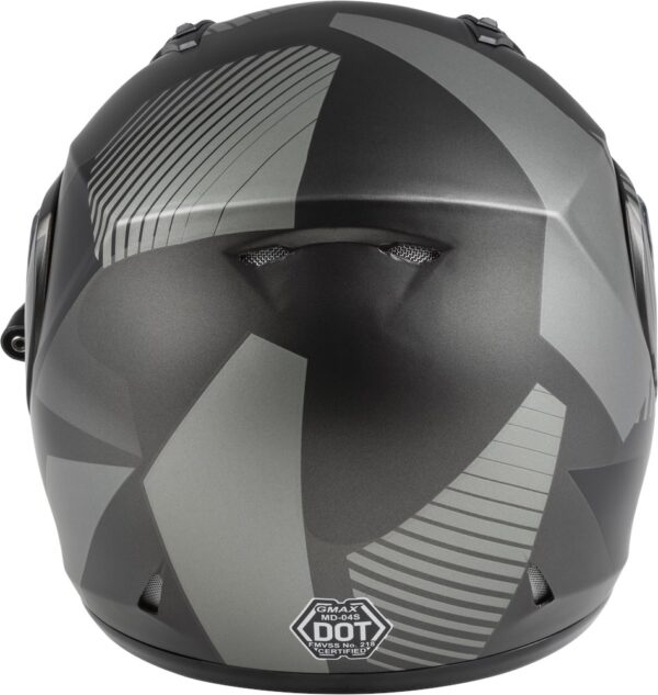 GMAX MD-04S Snow Modular Helmet Reserve Matte Dark Silver/Black - EDL - MD - Image 2