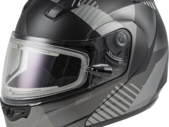 GMAX MD-04S Snow Modular Helmet Reserve Matte Dark Silver/Black - EDL - MD
