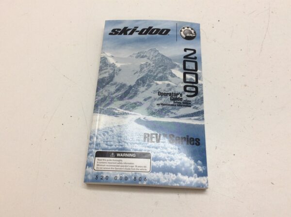 2009 Ski-Doo Owners Manual REV Series - Image 4