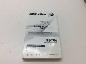 2019 Ski-Doo REV G4 trail/Crossover Ace Series Operator's Guide