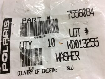 2000 Polaris Washer Flat