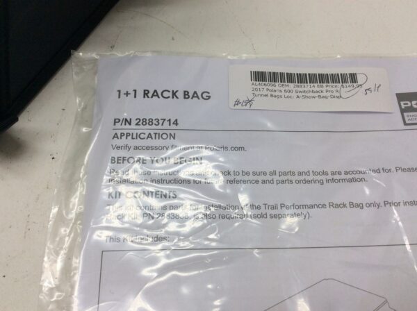 UNDER RACK BAG AXYS 2017-2021 - Image 2