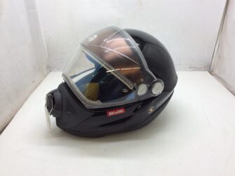 Ski-Doo BV2S Solid Helmet with Electric Shield 4474680490 Black Sm