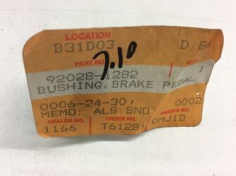 2020 Kawasaki Bushing, Brake Pedal