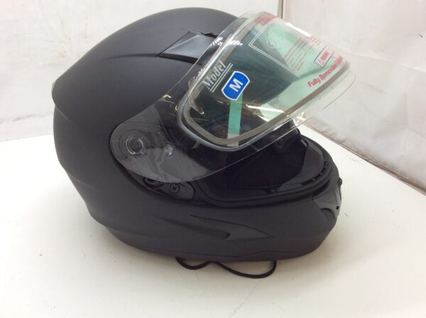 Polaris Blaze Full Face Snowmobile Helmet Anti Fog DOT FMVSS 218 Matte Black - Image 4