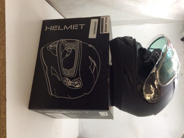 Polaris Blaze Full Face Snowmobile Helmet Anti Fog DOT FMVSS 218 Matte Black