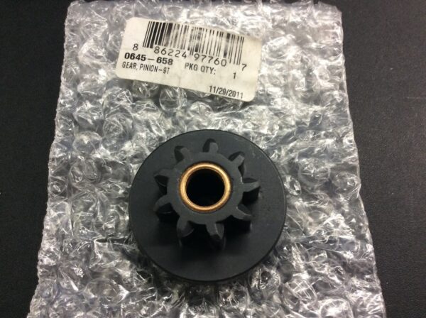 Pinion Gear, Starter Drive 9 Tooth