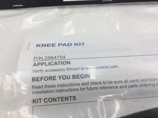 2024 Polaris 2884754 Knee Pads Genuine OEM for 2021 Indy Switchback 650 850 XC VR1 - Image 2