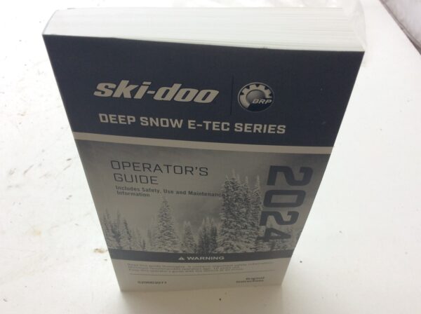2024 Ski-Doo Deep Snow E-Tec Owner's Manual - Image 4