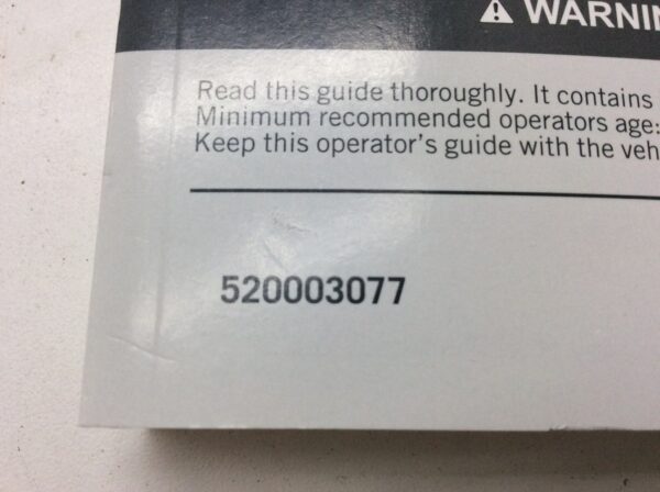 2024 Ski-Doo Deep Snow E-Tec Owner's Manual - Image 5