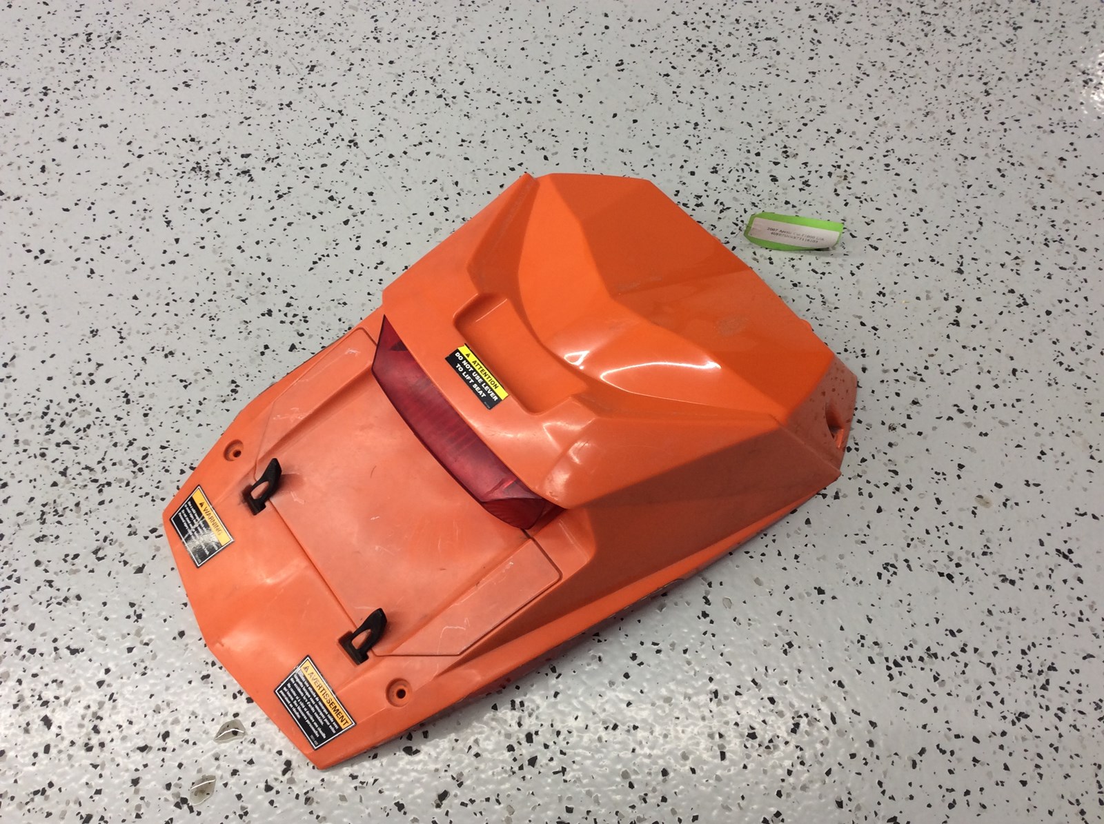 2007 Arctic Cat storage box - top - Image 2