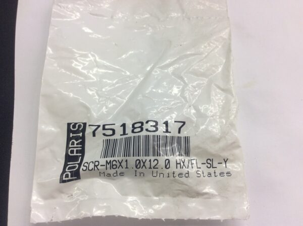 Screw, M6X1.0X12.0