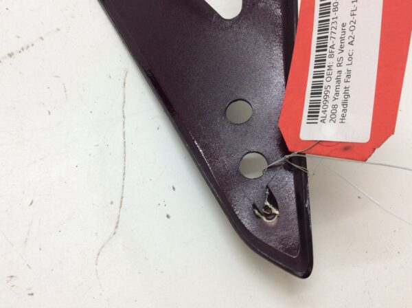 2008 Yamaha Headlight Fairing - Very Dark Red Metallic - Image 4