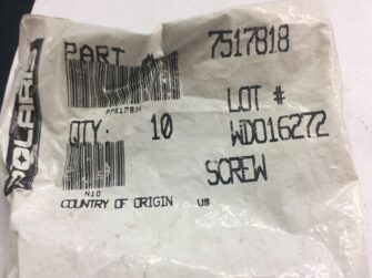 2000 Polaris Screw