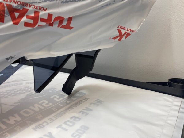 2022 Polaris Mid Height Smoked Windshield Assembly- Matryx Chassis - Image 5
