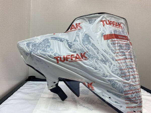 2023 Polaris Mid Smoke Polycarbonate Windshield- Matryx Chassis - Image 2