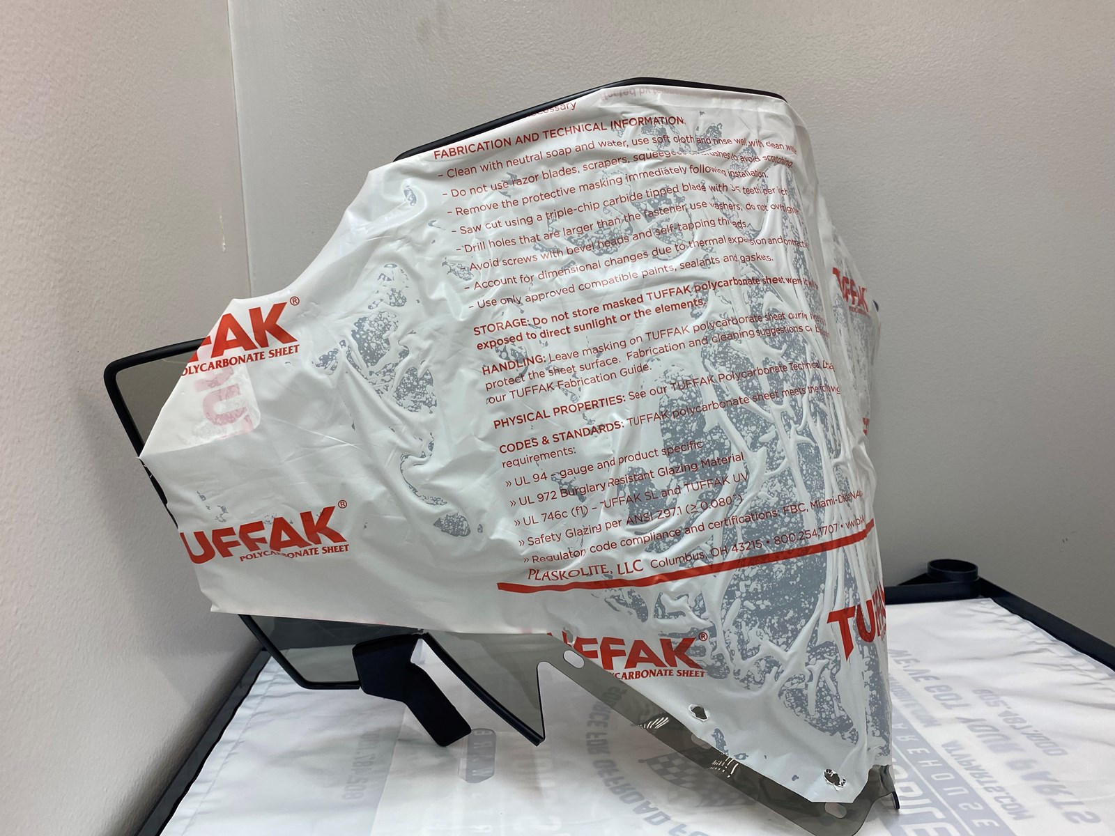 2023 Polaris Tall Windshield Kit clear- Matryx Chassis - Image 3