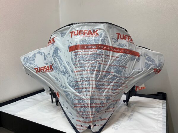 2023 Polaris Mid Smoke Polycarbonate Windshield- Matryx Chassis - Image 2