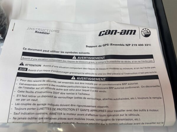 2011 Can-Am Universal GPS Mounting Support Kit - Image 3
