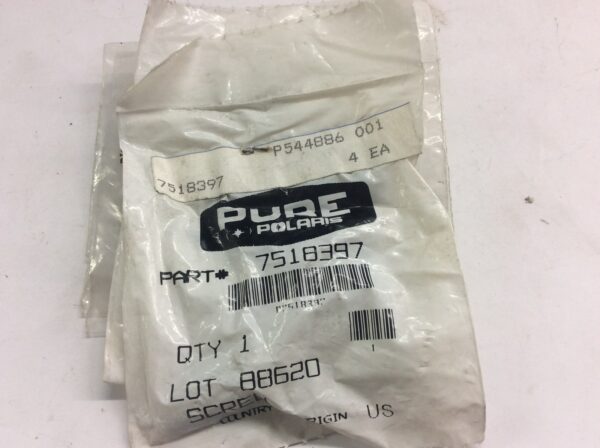 2005 Polaris Screw, 1/4-20X7/8 Torx Head