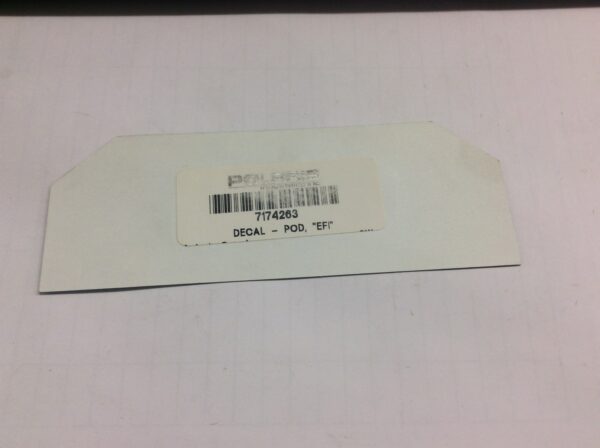 2008 Polaris Decal, Pod "EFI"