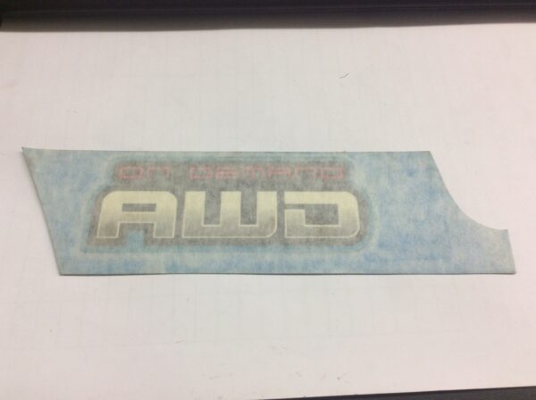 2008 Polaris Decal, Rear Cab RH "AWD" - Image 2