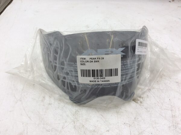 Hemet Shield AFX 0130-0402 Face Shield for FX-39DS/DS-2 Helmets - Dark Smoke