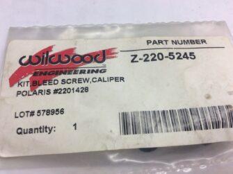 2001 Polaris Bleeder Replacement Kit