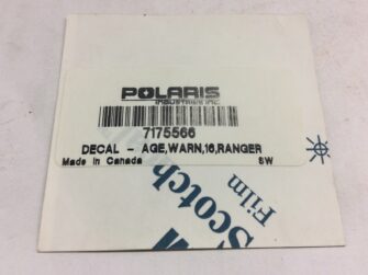 2009 Polaris Decal, "UNDER 16 OPERATOR"