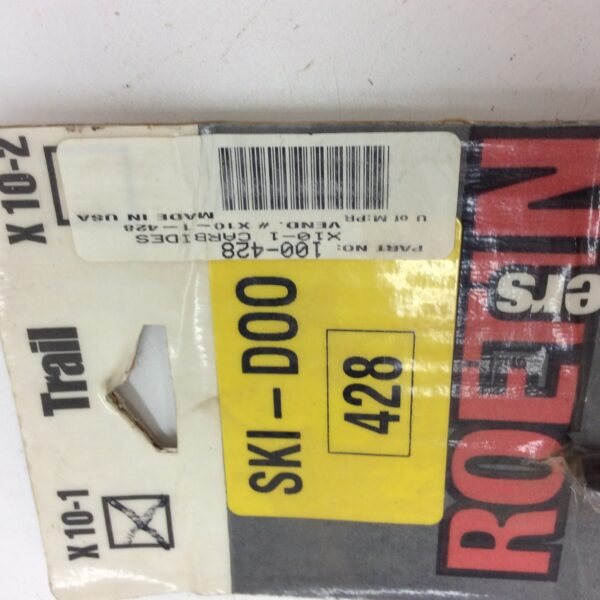 1989 Ski-Doo NOS Roetin 4" Carbide Runners - Image 3