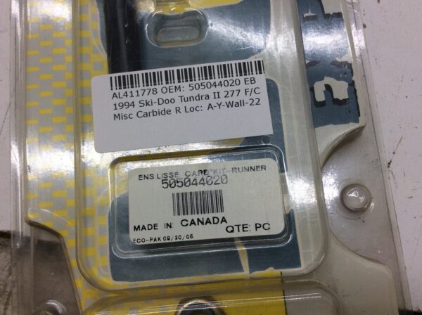1994 Ski-Doo 4" Carbide Runners - Image 2